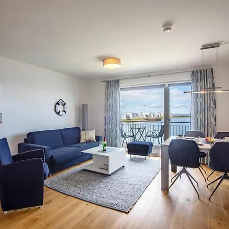 Fewo Reeder's Nest Hafenwohnung, 2 Zi By Seeblick Ferien Lägenhet