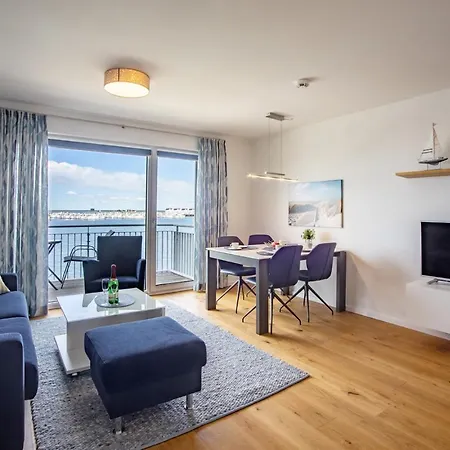 Lägenhet Fewo Reeder's Nest Hafenwohnung, 2 Zi By Seeblick Ferien Olpenitz